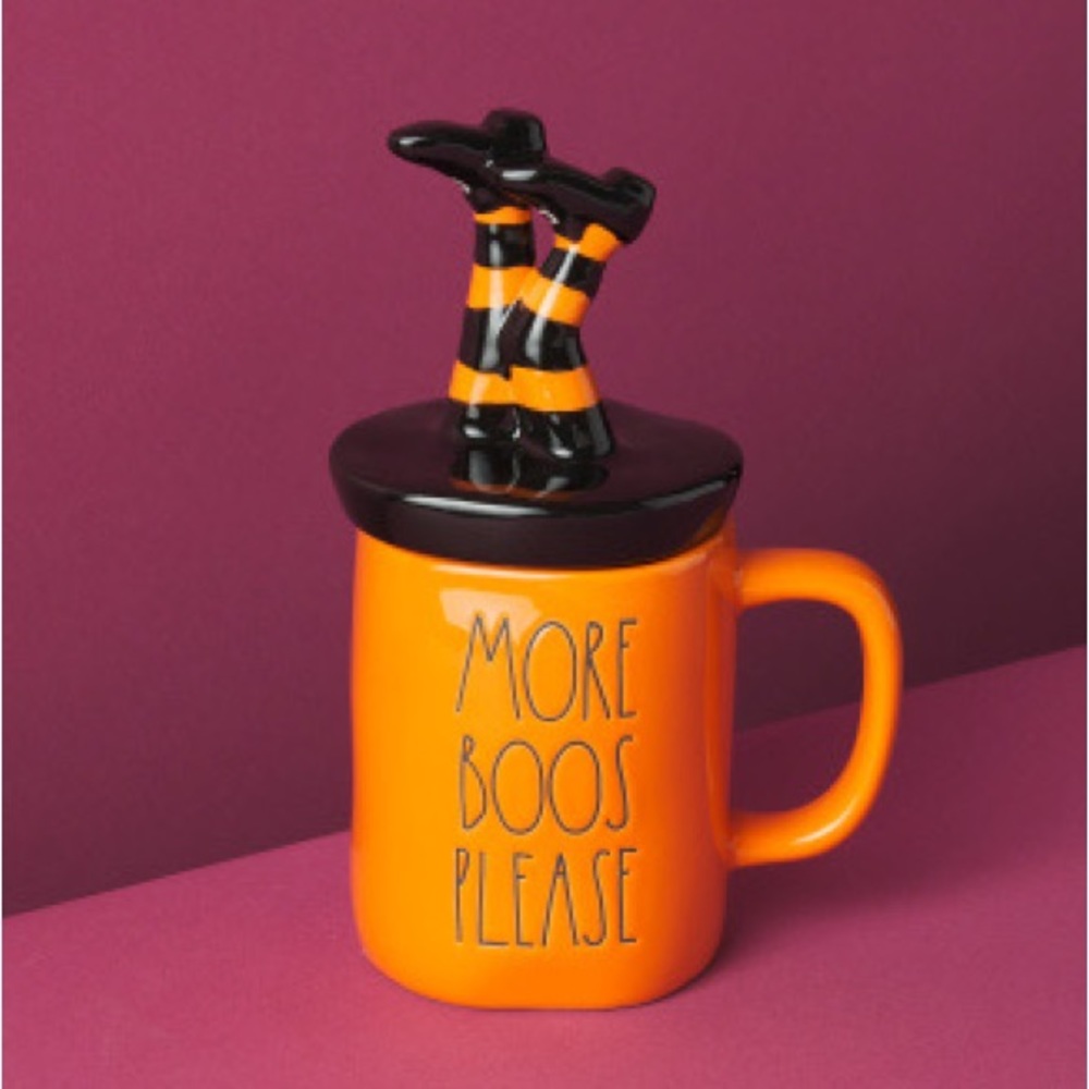 RAE DUNN
More Boos Please Mug With Figural Witch Lid